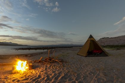 Desert Camping in Mexico