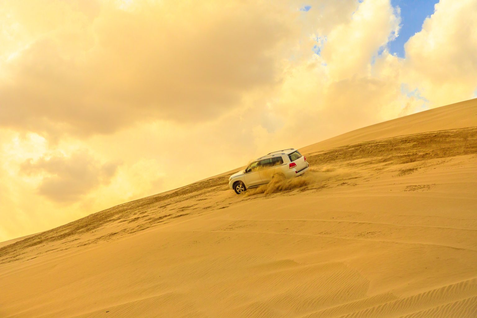 Dune Bashing in Qatar