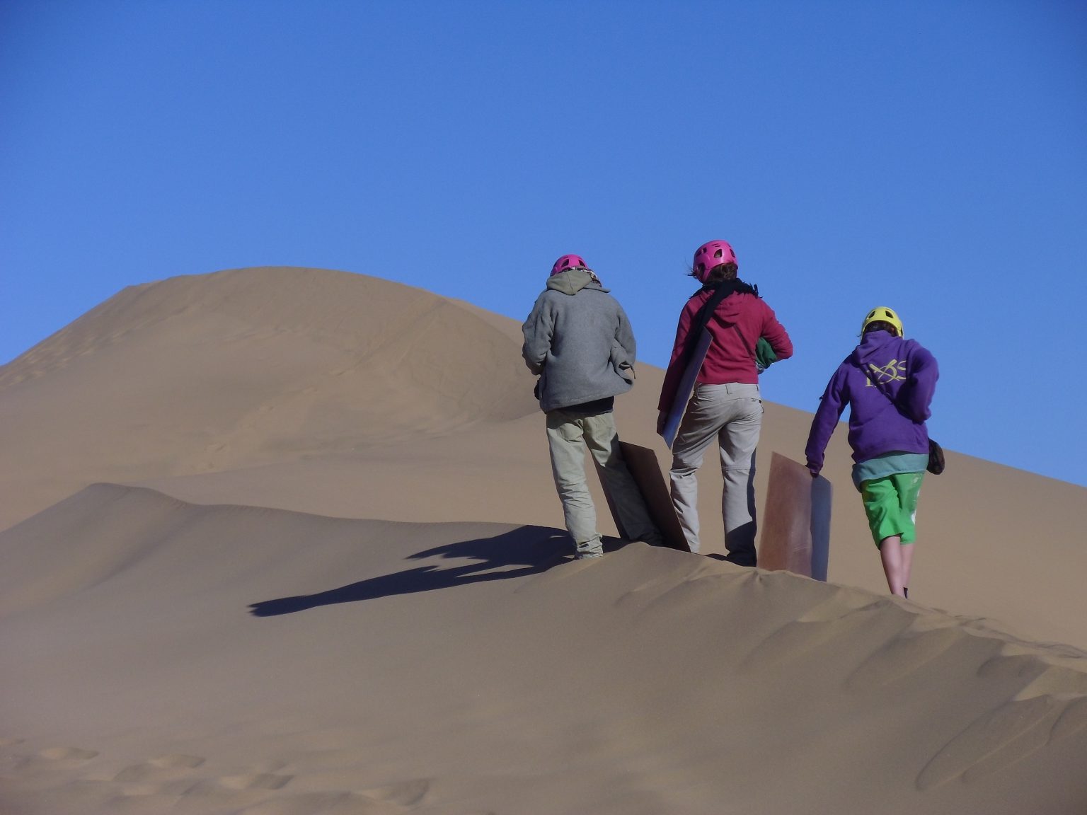 Sandboarding in Namibia’s Namib Desert