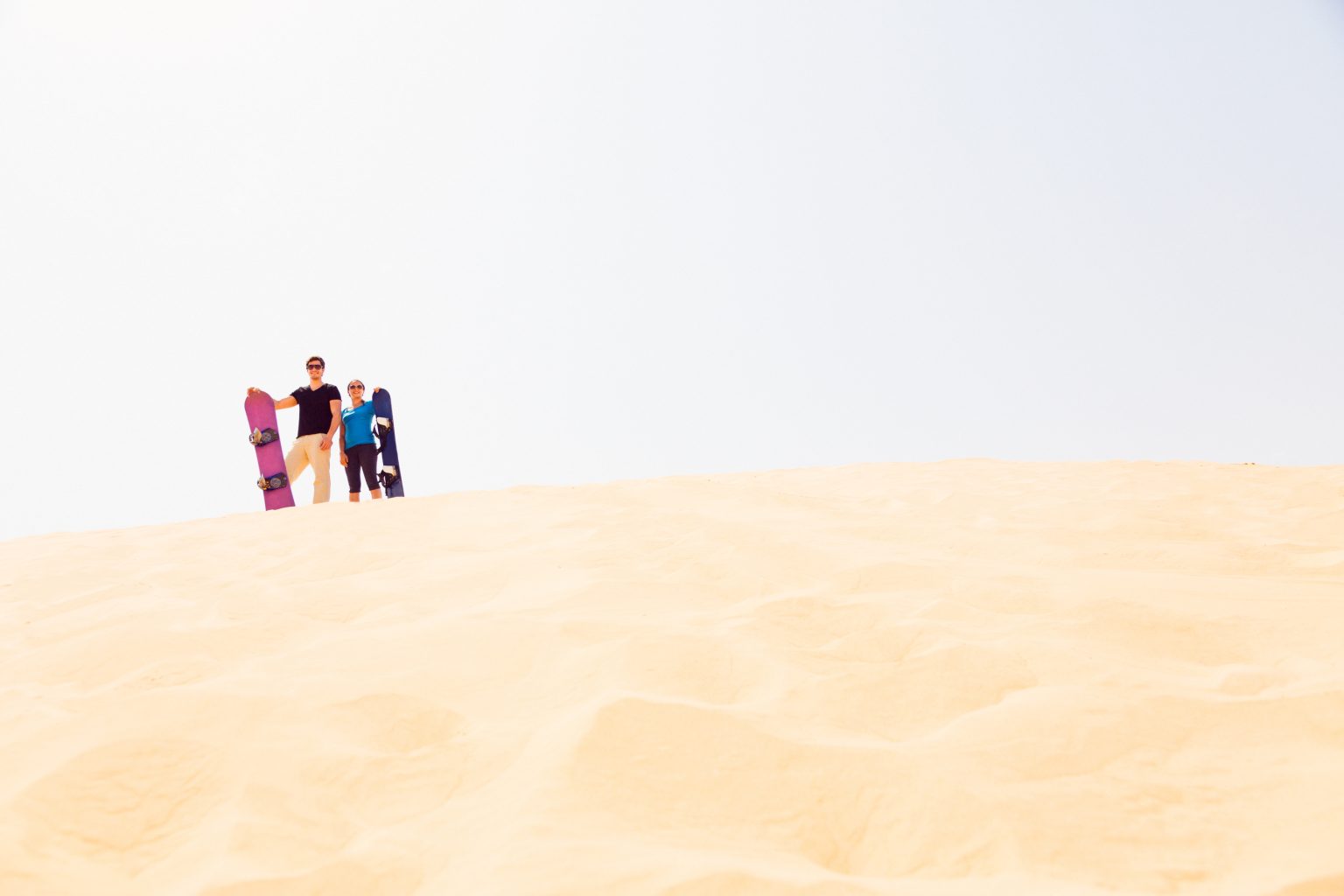 Sandboarding in UAE